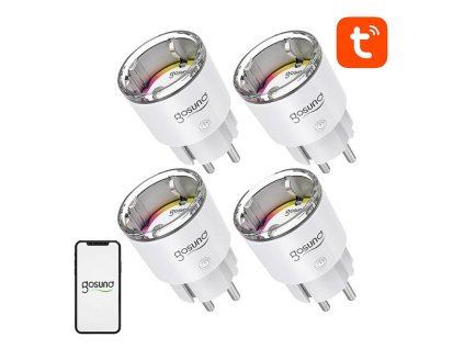 Inteligentná zásuvka Gosund EP2 WiFi, 4 kusy (štvorbalenie) 10A Tuya