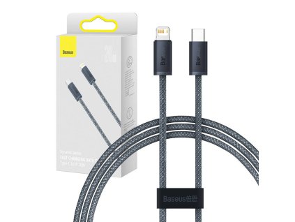 Kábel USB-C na Lightning Baseus Dynamic Series, 20 W, 2 m (sivý)