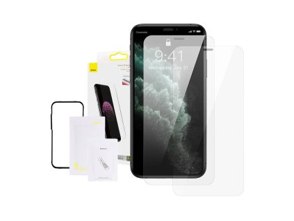 Baseus 0,3 mm celosklenená fólia z tvrdeného skla (balenie 2 ks) pre iPhone XR/11 6,1 palca