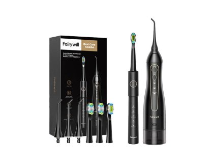 Sonická zubná kefka FairyWill FW-E11 so súpravou špičiek a irigátor FairyWill FW-5020E