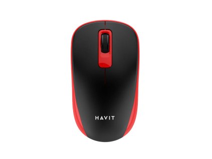 Univerzálna bezdrôtová myš Havit MS626GT (čierna a červená)