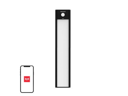 Yeelight Senzorové svetlo do skrine 20 cm - čierne 4000 K