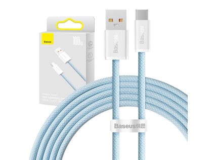 Kábel USB na USB-C Baseus Dynamic Series, 100 W, 2 m (modrý)