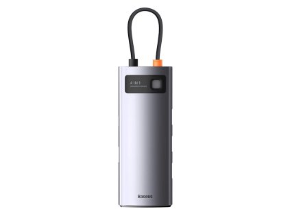 Rozbočovač 4 v 1 Baseus Metal Gleam Series, USB-C na 4x USB 3.0