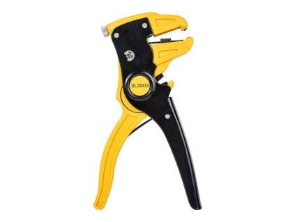 Odstraňovač izolácie Deli Tools EDL2003, 165 mm (čierna/žltá)