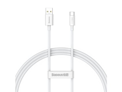 Kábel Baseus Superior Series USB na USB-C, 65 W, PD, 1 m (biely)