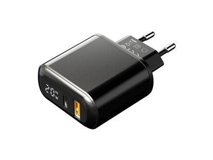 Mcdodo CH-7170 PD 20W 2xUSB + USB-C sieťová nabíjačka (čierna)