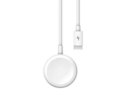 Indukčná nabíjačka 2 v 1 pre Apple Watch / Lightning Joyroom S-IW002S 1,5 m (biela)