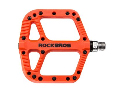 Rockbros platformové pedále 2018-12AOR (oranžové)