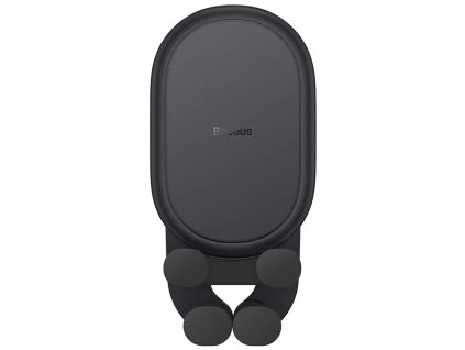 Stabilný gravitačný držiak telefónu do auta Baseus do ventilačnej mriežky (čierny)