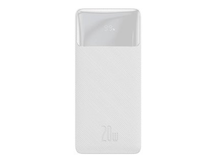 Powerbank Baseus Bipow 10000mAh, 2xUSB, USB-C, 20W (biela)