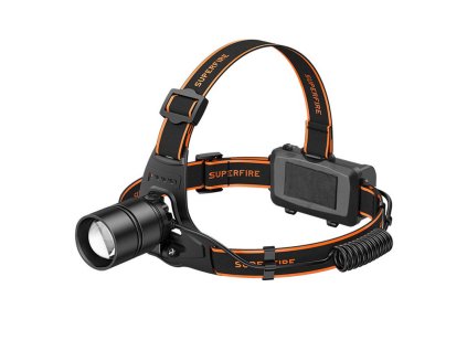 Svetlomet Superfire HL71, 500 lm, USB