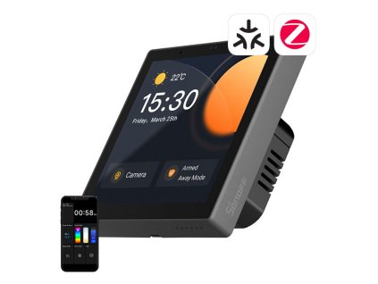 Smart Control Panel WiFi/Bluetooth/ZigBee Matter Sonoff NSPanel Pro (black)