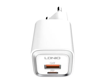 LDNIO A2318M USB, sieťová nabíjačka USB-C + kábel USB-C - Lightning