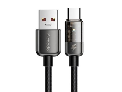 Kábel Mcdodo USB-C CA-3150, 6A, 1,2 m (čierny)