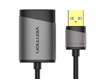 Externá zvuková karta USB Vention CDKHB, TRS 3,5 mm, 0,15 m (sivá)
