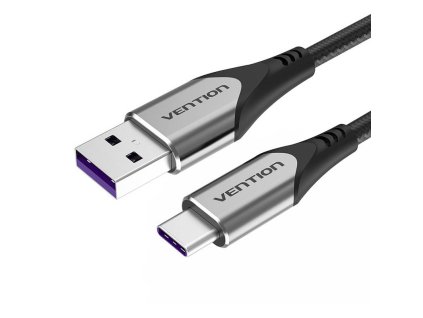 Cable USB-C to USB 2.0 Vention COFHG FC 5A 1.5m (grey)