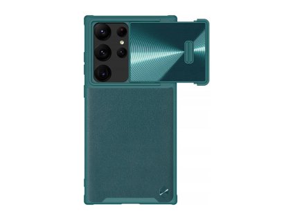 Nillkin CamShield Leather S puzdro pre Samsung Galaxy S23 Ultra (Exuberant Green)