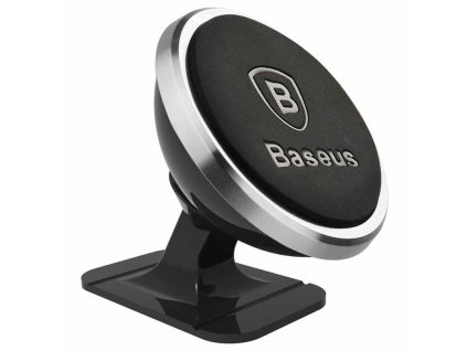 Baseus Magnetický držiak do auta pre telefón (strieborný)