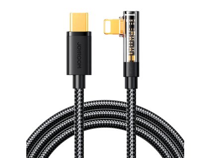 Kabel USB-C do Lightning Joyroom S-CL020A6 1,2 m, 20 W, kątowy (czarny)