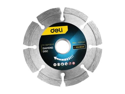 Diamantový disk Deli Tools EDH-SQP100-E1