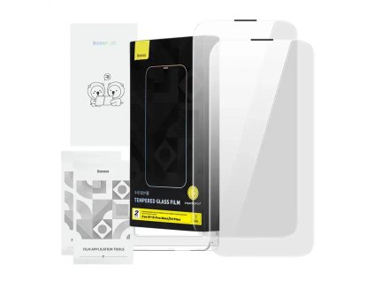Tvrdené sklo Baseus Corning pre iPhone 13 Pro Max/14 Plus so zabudovaným prachovým filtrom
