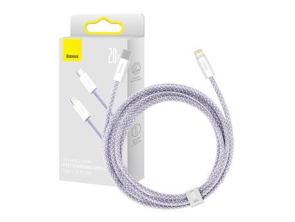 Kábel USB-C na Lightning Baseus Dynamic 2 Series 20W 2m (fialový)