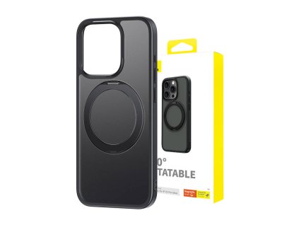 Magnetické puzdro na telefón pre iPhone 15 ProMax Baseus CyberLoop Series (čierne)