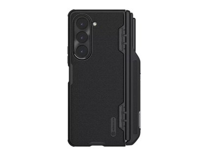Puzdro Nillkin Super Frosted Shield Fold-Pen s držiakom pera a stojanom pre Samsung Galaxy Z Fold 5 (čierne)