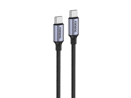 Kábel USB-C na USB-C Foneng X95 1,2 m 60 W (sivý)