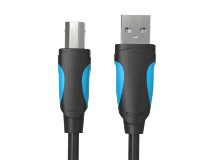 Kábel USB-A 2.0 do tlačiarne USB-B Vention VAS-A16-B200, 2 m (čierny)