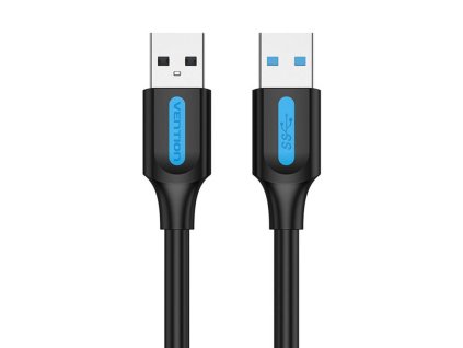 USB 3.0 Vention CONBH 2A 2m čierny PVC kábel