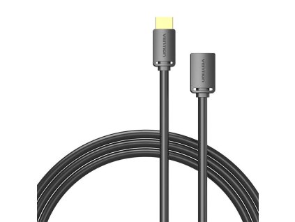 Predlžovací kábel HDMI 2.0 samec na HDMI 2.0 samicu Vention AHCBI, 3 m, 4K 60 Hz (čierny)
