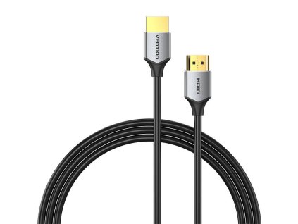 Ultra tenký kábel HDMI Vention ALEHI / 3 m / 4K / 60Hz (sivý)