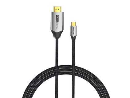 Kábel USB-C do HDMI 2.0 Vention CRBBF, 1 m, 4K 60 Hz (čierny)