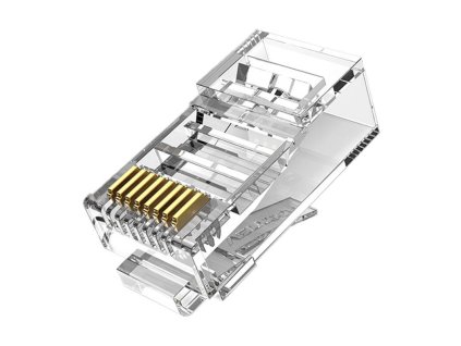 Modulárny konektor RJ45 Cat. 5E UTP 100 ks