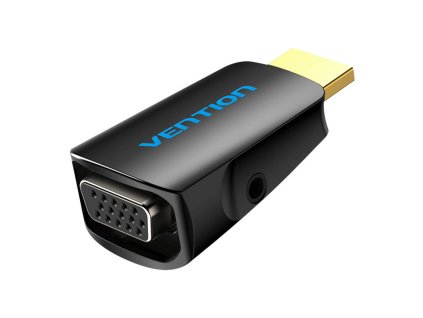 Adaptér HDMI na VGA Vention AIDB0 s 3,5 mm audio portom