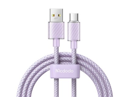 Kábel USB-A na USB-C Mcdodo CA-3655, 100 W, 2 m (fialový)