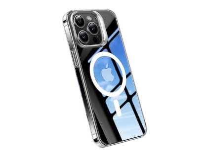 Puzdro na telefón Torras UPRO Lstand Clear-Mag pre iPhone 15 PRO (priehľadné)