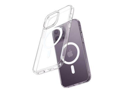 Magnetické puzdro McDodo Crystal pre iPhone 14 Pro (priehľadné)