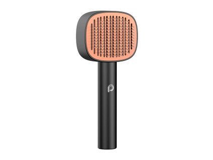 Drôtený hrebeň Paw In Hand (čierny)