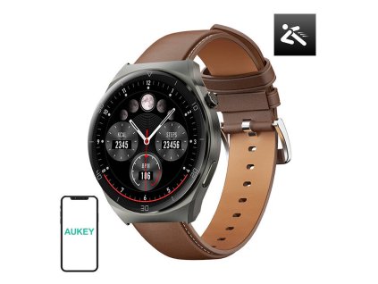 Smartwatch 2 ultra Aukey SW-2U (kožené hnedé)