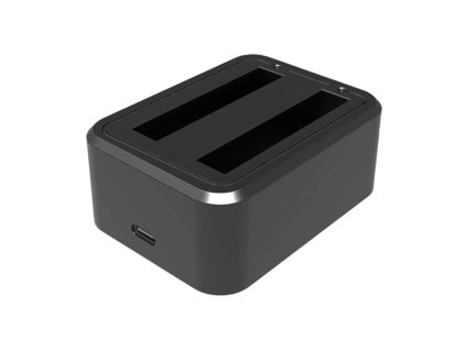 Dvojslotová nabíjačka Puluz PU919B pre GoPro Hero 11 / Hero 10 / Hero 9