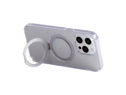 Puzdro na telefón Baseus Magnetic Crystal Clear pre iPhone 11 Pro Max (priehľadné) s ochranným krytom displeja z tvrdeného skla a čistiacou súpravou