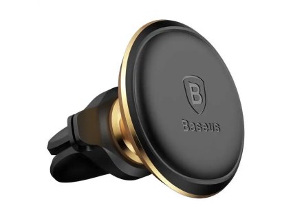 Baseus Magnetický držiak ventilácie do auta na mriežku (zlatý)
