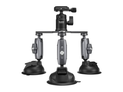 Trojramenný prísavný držiak TELESIN - TE-TSB-001