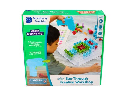 Hračka Learning Resources vŕtačka a skrutkovač so stavebnicou EI-4114 (priehľadná)