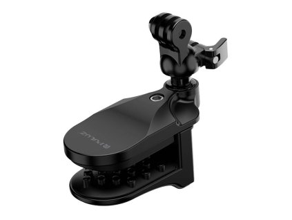 Držiak na prilbu PULUZ pre športové kamery (DJI Action, GoPro Hero) (čierny)