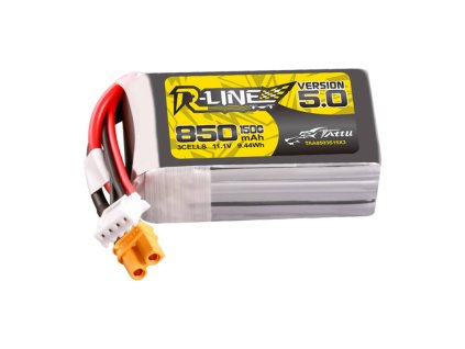 Tattu R-Line Version 5.0 850mAh 3S 11.1V 150C XT30U-F