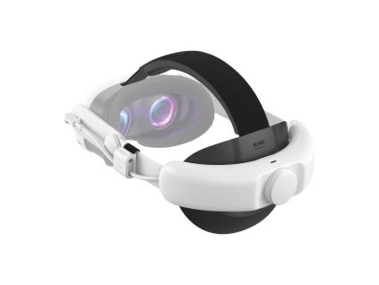 Remienok na hlavu s batériou 6400 mAh Kiwi Design Q31-SPCU pre Meta Quest 3 biely